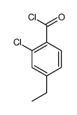 Benzoyl chloride, 2-chloro-4-ethyl- (9CI)结构式