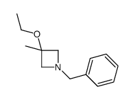 Azetidine, 3-ethoxy-3-methyl-1-(phenylmethyl)- (9CI) Structure