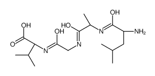 leucyl-alanyl-glycyl-valine Structure