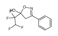 3-phenyl-5-(1,1,2,2-tetrafluoroethyl)-4H-1,2-oxazol-5-ol Structure