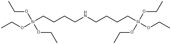 bis[4-(triethoxysilyl)butyl]amine Structure