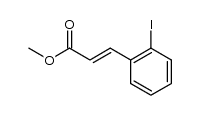 methyl 3-(2-iodophenyl)acrylate结构式