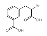 3-(2-bromo-2-carboxy-ethyl)benzoic acid Structure