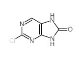 2-chloro-7,9-dihydropurin-8-one Structure