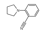 2-吡咯烷-1-苯甲腈结构式