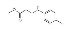 methyl 3-(p-toluidino)propanoate Structure