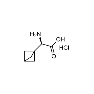 (R)-2-Amino-2-(bicyclo[1.1.1]pentan-1-yl)acetic acid hydrochloride structure