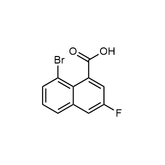 8-Bromo-3-fluoro-naphthalene-1-carboxylicacid picture