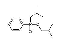 [2-methylpropoxy(2-methylpropyl)phosphoryl]benzene Structure