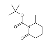 tert-butyl 2-methyl-6-oxopiperidine-1-carboxylate structure