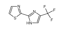 2-(2-thiazolyl)-4-trifluoromethyl-1H-imidazole Structure