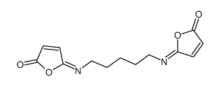 N,N'-Bis[(5Z)-2,5-dihydro-2-oxofuran-5-ylidene]-1,5-pentanediamine picture