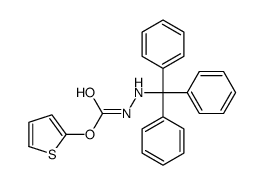 thiophen-2-yl N-(tritylamino)carbamate结构式