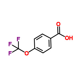 4-(Trifluoromethoxy)benzoic acid Structure