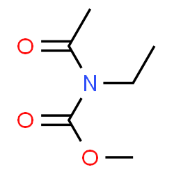 Carbamic acid, acetylethyl-, methyl ester (9CI) structure