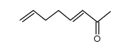 Octa-3,7-dien-2-on结构式