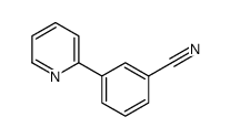 3-(2-Pyridinyl)benzonitrile结构式