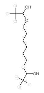 Ethanol,1,1'-[1,6-hexanediylbis(oxy)]bis[2,2,2-trichloro- (9CI)结构式