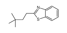 2-(3,3-dimethylbutyl)-1,3-benzothiazole结构式