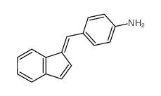 Benzenamine, 4-(1H-inden-1-ylidenemethyl)- (9CI) structure