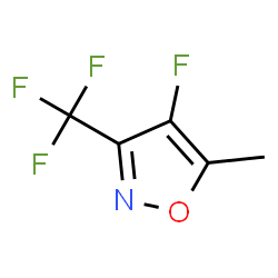 Isoxazole, 4-fluoro-5-methyl-3-(trifluoromethyl)- (9CI)结构式