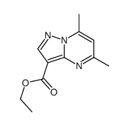 Ethyl 5,7-dimethylpyrazolo[1,5-a]pyrimidine-3-carboxylate structure