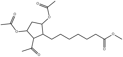 2-Acetyl-3,5-bis(acetyloxy)cyclopentaneheptanoic acid methyl ester picture