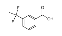 meta-α,α-difluoroethyl benzoic acid Structure