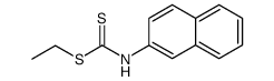 Ethyl-2-naphthyldithiocarbamat Structure