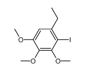 1-ethyl-2-iodo-3,4,5-trimethoxybenzene结构式