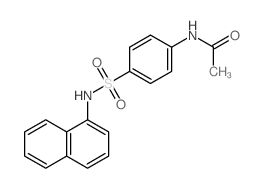 Acetamide,N-[4-[(1-naphthalenylamino)sulfonyl]phenyl]- picture