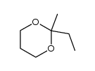 2-ethyl-2-methyl-[1,3]dioxane结构式