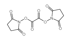 N,N'-二琥珀酰亚胺草酸酯结构式