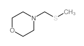 Morpholine,4-[(methylthio)methyl]-结构式