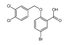 5-bromo-2-[(3,4-dichlorophenyl)methoxy]benzoic acid图片