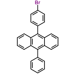 9-(4-溴苯基)-10-苯基蒽结构式