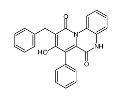 9-benzyl-8-hydroxy-7-phenyl-5H-pyrido[1,2-a]quinoxaline-6,10-dione Structure