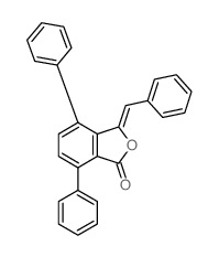 1(3H)-Isobenzofuranone,4,7-diphenyl-3-(phenylmethylene)- picture