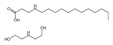 N-dodecyl-beta-alanine, compound with 2,2'-iminodiethanol (1:1)结构式