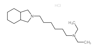 6-(1,3,3a,4,5,6,7,7a-octahydroisoindol-2-yl)-N,N-diethyl-hexan-1-amine结构式