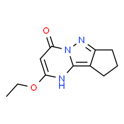 4H-Cyclopenta[3,4]pyrazolo[1,5-a]pyrimidin-4-one,2-ethoxy-1,7,8,9-tetrahydro-(9CI) structure