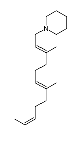 1-(3,7,11-Trimethyl-2,6,10-dodecatrienyl)piperidine Structure