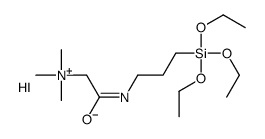 trimethyl[2-oxo-2-[[3-(triethoxysilyl)propyl]amino]ethyl]ammonium iodide结构式