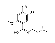 4-amino-5-bromo-N-[2-(ethylamino)ethyl]-2-methoxybenzamide结构式