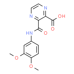 3-((3,4-Dimethoxyphenyl)carbamoyl)pyrazine-2-carboxylic acid picture