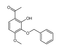 1-(2-hydroxy-4-methoxy-3-phenylmethoxyphenyl)ethanone Structure