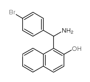 1-[AMINO-(4-BROMO-PHENYL)-METHYL]-NAPHTHALEN-2-OL结构式