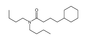 N,N-dibutyl-4-cyclohexylbutanamide Structure