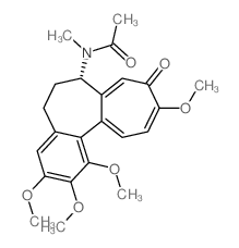 N-甲基-秋水仙碱结构式