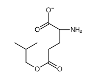 (2S)-2-amino-5-(2-methylpropoxy)-5-oxopentanoate结构式